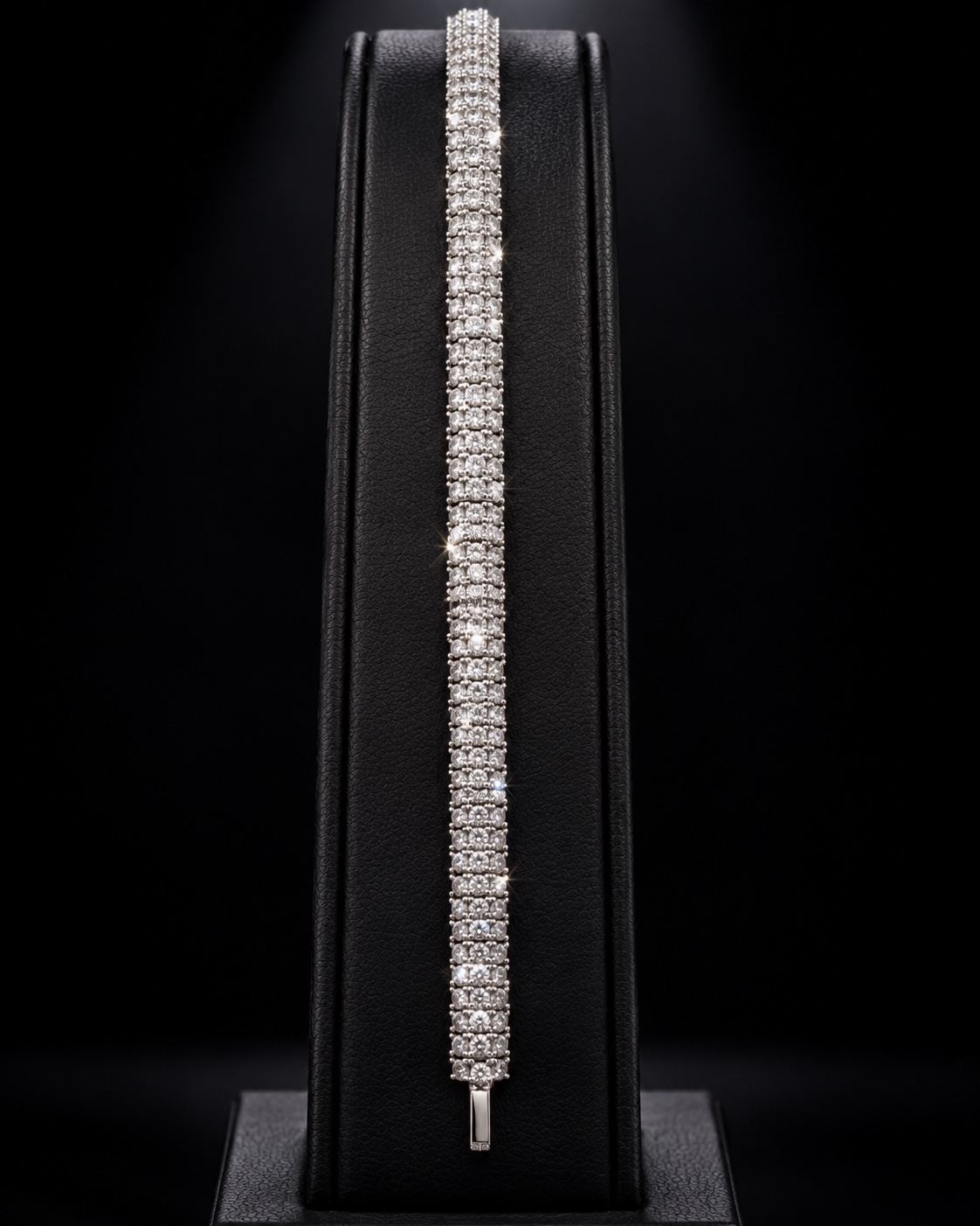 Triple Row Tennis Bracelet by Auric Jewelry & Co.