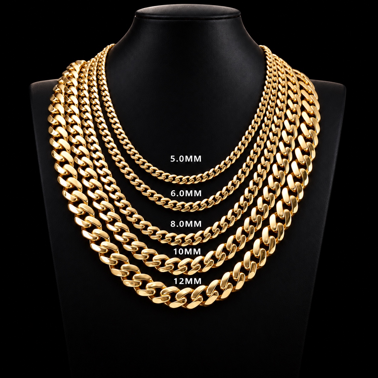 Solid Gold Cuban Chain – chains by Auric Jewelry & Co.