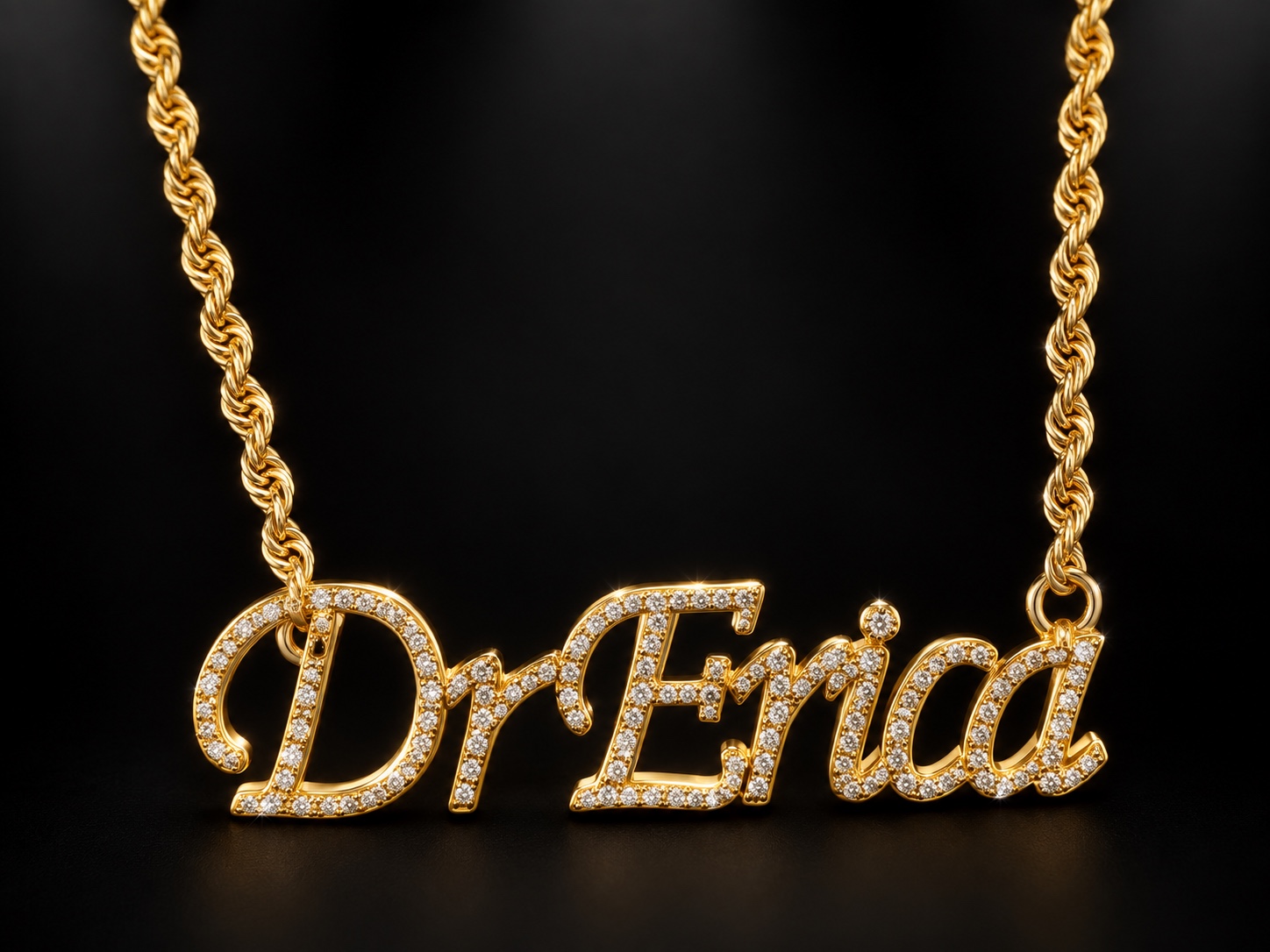 Dr. Erica custom nameplate