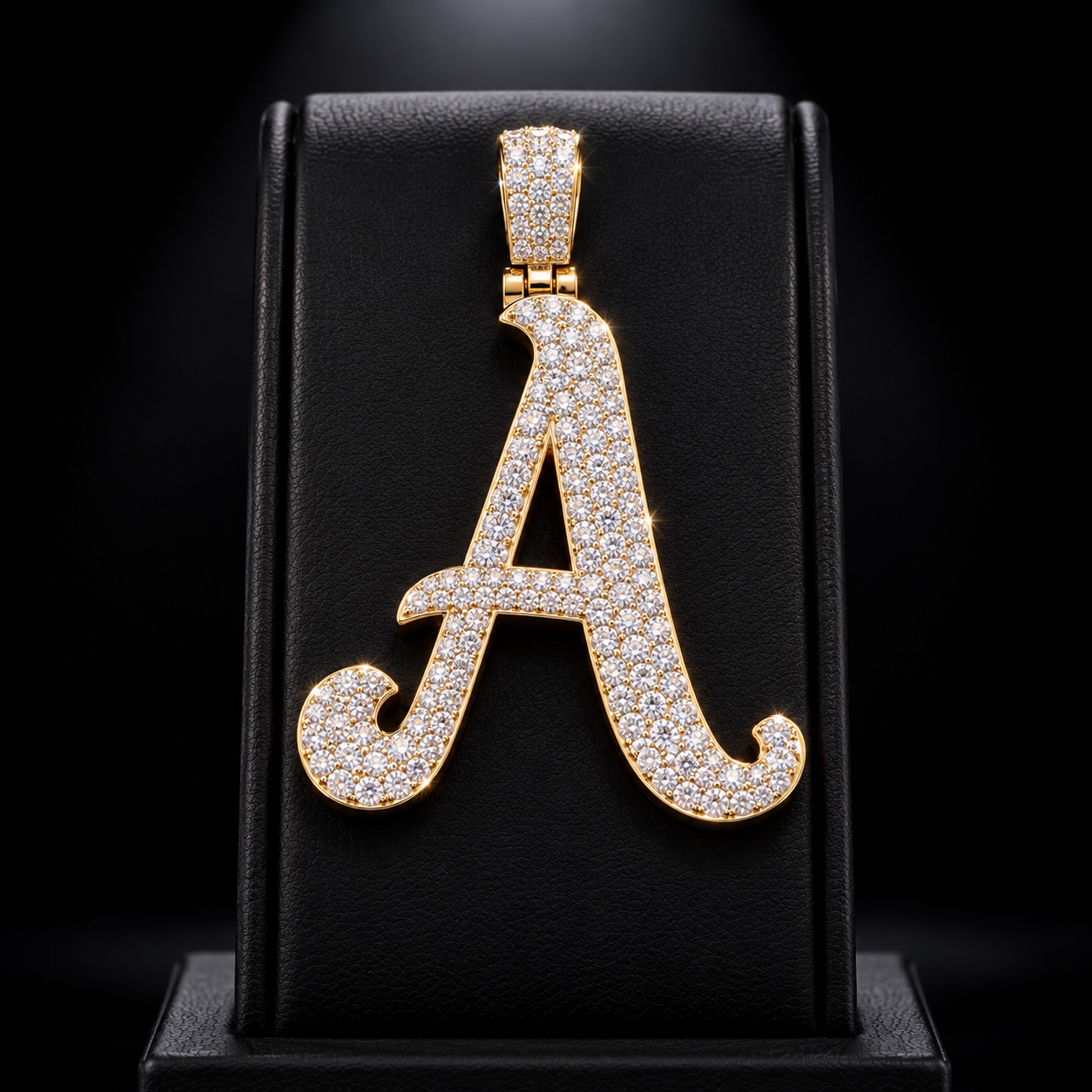 Diamond Initial Pendant – pendants by Auric Jewelry & Co.